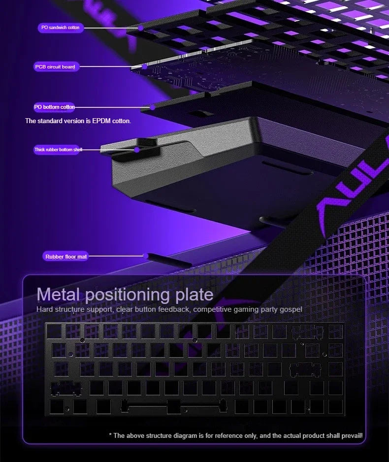 AULA WIN60 HE Magnetic Keyboard Wired Trigger 8K Return Esports Gamer Customize RGB Mechanical Gaming Keyboard