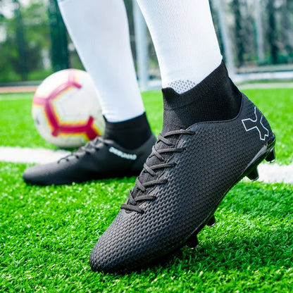 Men Quality Soccer Shoes Durable Boys Football Boots Lightweight Children Football Shoes Futsal Training Sneakers Soccer Cleats