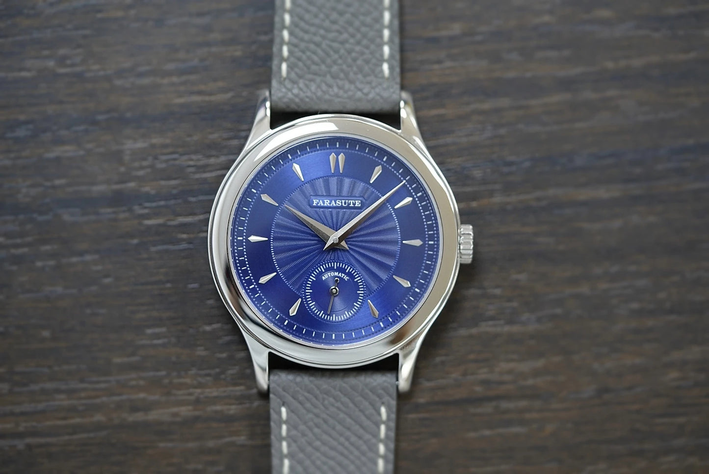 FARASUTE Luxury Mechanical Watch 316L Stainless Steel Case Hangzhou Customized Movement Small Second Hand Dial Men's Watch Gift