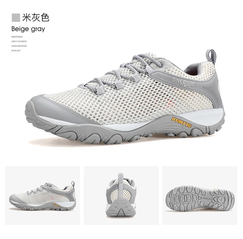 HUMTTO Hiking Shoes Men Breathable Outdoor Sports Climbing Shoes hunting shoes women Trekking Sneakers ankle boots Tactical shoe