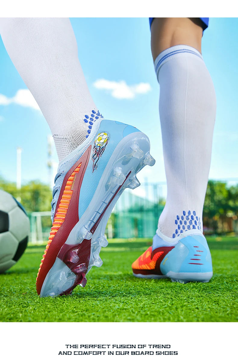 Men Football Boots Society Professional Original Resistant Casual Male Ultralight Outdoor Soccer Shoes Non Slip Football Shoes