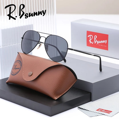 Trend Men Pilot Sunglasses Polarized Luxury Sun Glasses Women Mirror Colors Driving Male Shades UV400