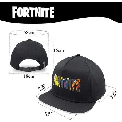 Fortnite Game Cap Cartoon Black Hat Adults Outdoor Travel Adjustable Sun Baseball Sports Cap