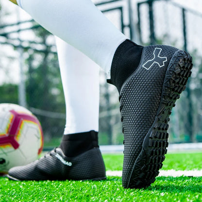 Men Quality Soccer Shoes Durable Boys Football Boots Lightweight Children Football Shoes Futsal Training Sneakers Soccer Cleats