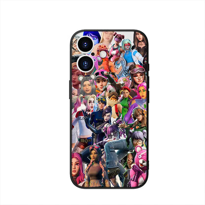 Husă cu design de fundal Game F-ForTnites pentru Samsung Galaxy A07 A13 A12 A23 A42 A50 A51 A52 A53 A70 A71 A72 A21S A04 Note 20 9 8 10