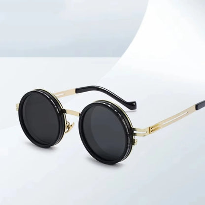 New ND2-400 Adjustable Dimming Glasses 9 Level UV400 Fishing Sunglasses With Glasse Case ND Filter Sun Glasses Driving