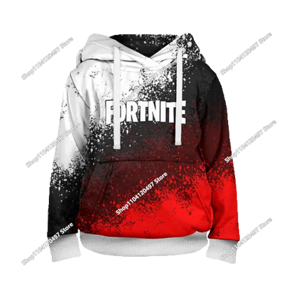 Sweatshirts com Capuz Fortnite 2025 Novas com Impressão 3D para Homem, Hoodie Harajuku de Manga Comprida, Sweatshirt Oversized Unissexo para Cosplay