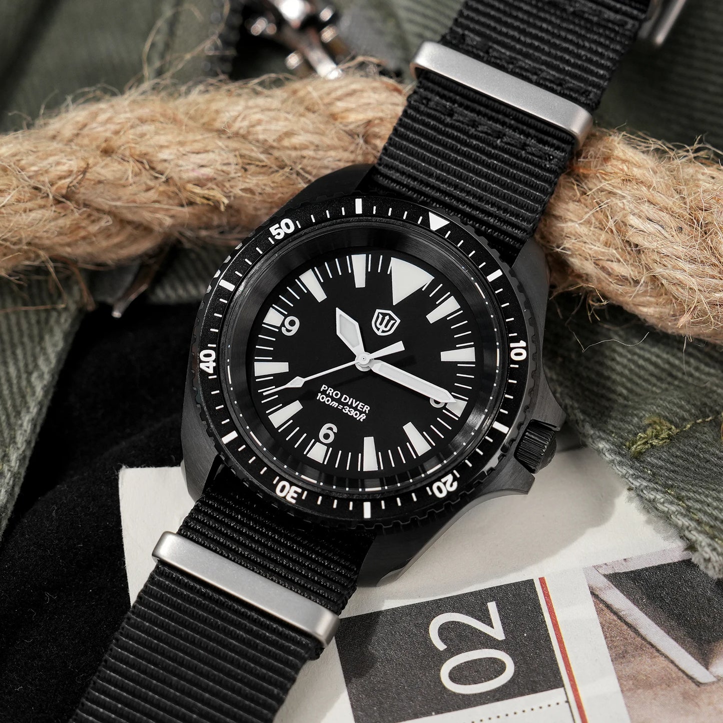 Watchdives WD1980 V3 Watch Vintage VH31 Quartz Movement Stainless Steel Watches Luminous K1 10Bar Waterproof Wristwatch