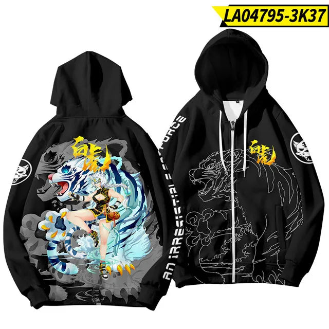 3D Print Chinese New Year Clothes Men Hoodies Kids Fashion Dragon Graphic Swearshirts Cool Streetwear Hooded Hoody Clothing Top