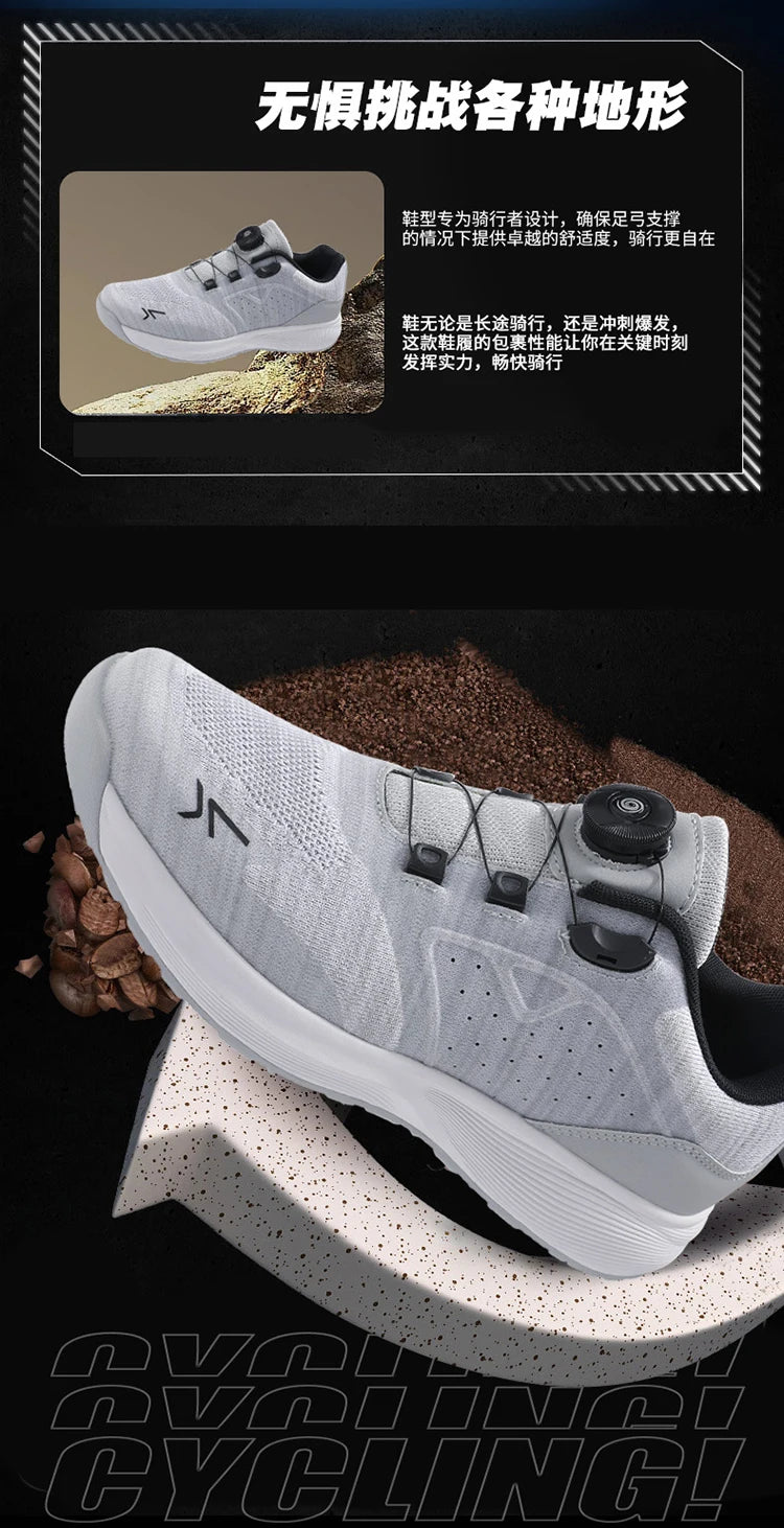 Cycling Sneaker MTB Men Sports Dirt Bike Shoes SPD Pedal Mountain Bicycle Footwear Speed Racing Man Flat Off Road Cycling Shoes
