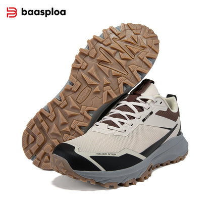 Ténis de caminhada para homem Baasploa: calçado de moda para atividades ao ar livre, leve e respirável; calçado casual masculino antiderrapante e resistente ao desgaste, ideal para escalada
