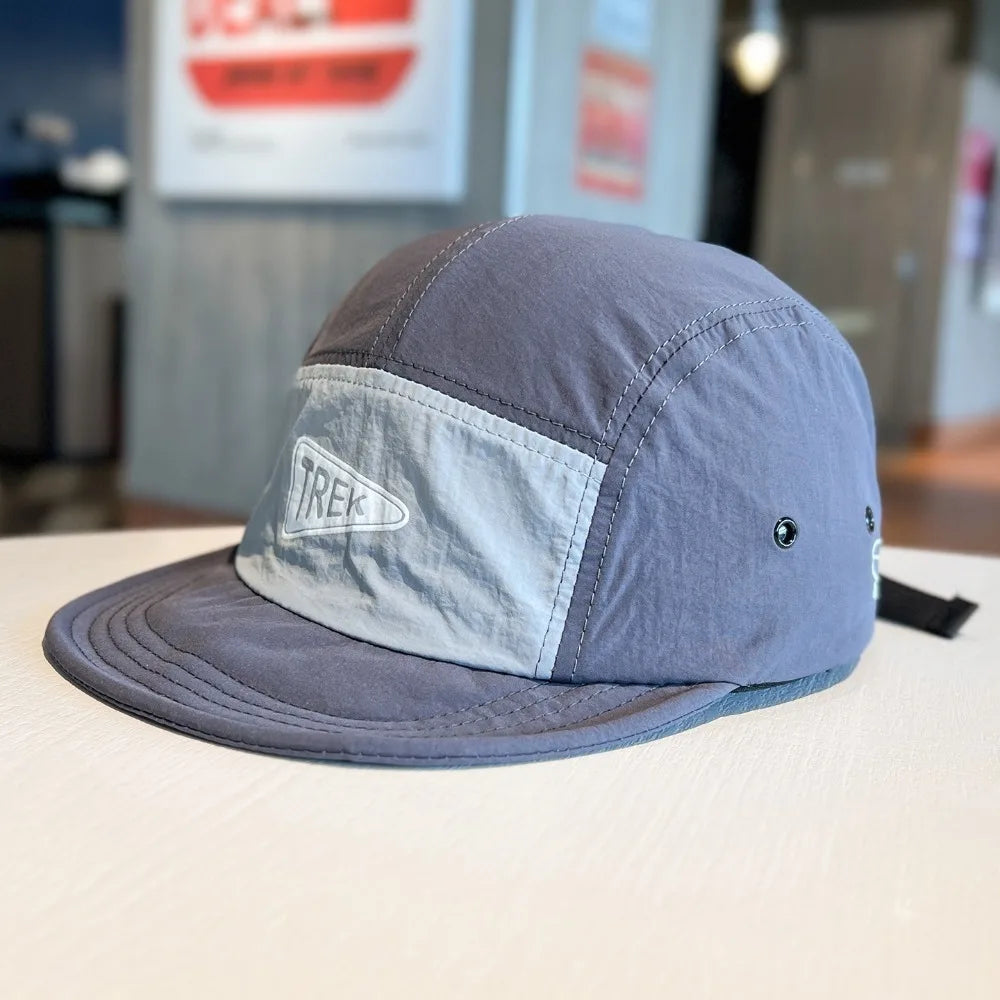 Casquette de baseball à 5 panneaux et à visière courte, brodée - Casquette de soleil pour femme, en maille respirante à séchage rapide, légère, élégante et polyvalente