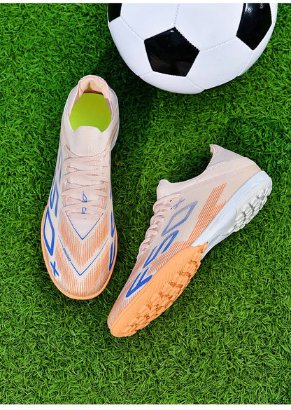 New Men Soccer Shoes High-quality Cleats Football Boots Sneakers Hot-selling Indoor Futsal Non-Slip Match Grass High-top Outdoor