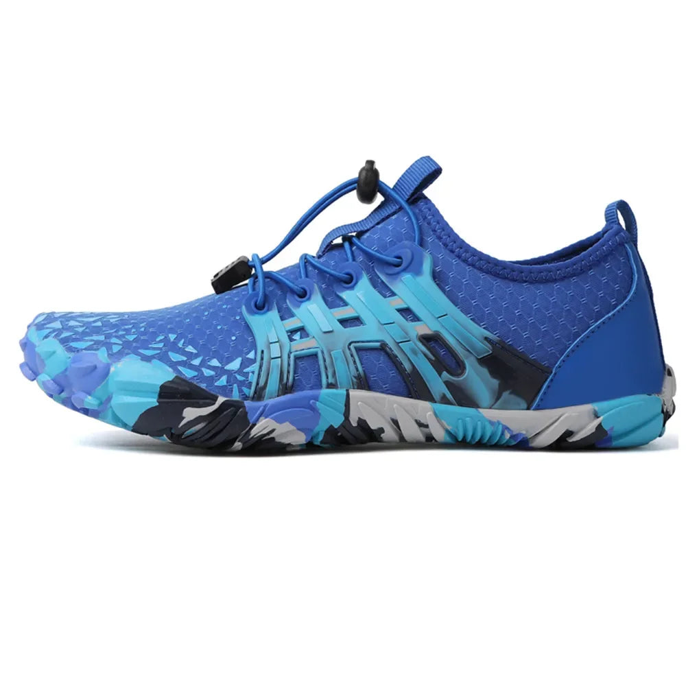 Men Women Water shoes Upstream Wading Swimming Barefoot Five Fingers Aqua Shoes Colorful Beach Seaside Light Unisex Sneakers New