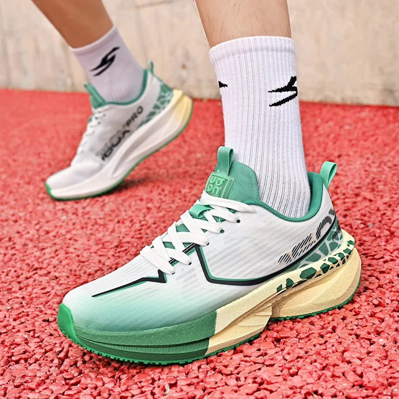 Men's Sports Shoes New Marathon Casual Sports Lightweight Running Shoes Youth Comfortable Mesh Cushioning Outdoor Fitness Shoes