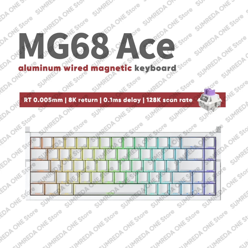 IROK MG68 Ace MG68 Plus MG68 Pro MG68 MAX Mini Aluminum Magnetic Gaming Mechanical Keyboard 60% Rapid Trigger Gamer Keyboard