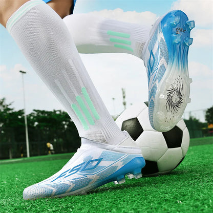 Mens Outdoor Soccer Shoes Professional Football Shoes TF/FG Football Field Boots Comfortable Non-Slip Training Sneakers 35-45