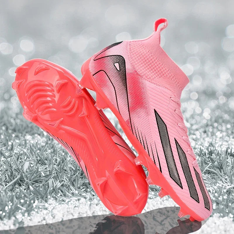 New Men Soccer Shoes Adult Non-Slip Football Boots Cleats Boys Ultralight Sport Sport Outdoor Comfortable Training Match Grass