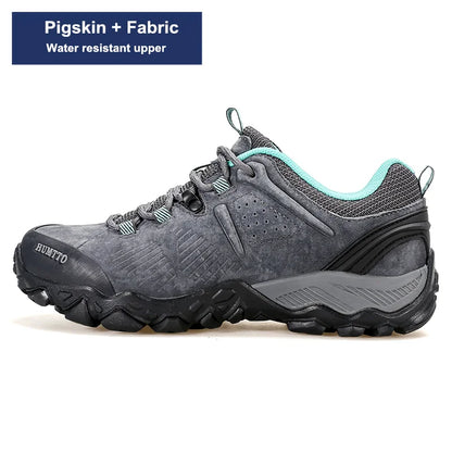 HUMTTO Trekking Shoes for Women Winter Hiking Shoes Womens Waterproof New Luxury Designer Climbing Leather Casual Woman Sneakers