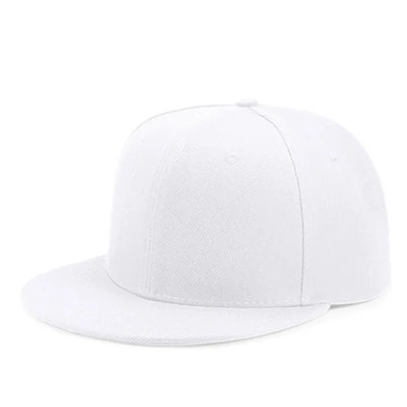 Fashion Solid Color Men Women Baseball Cap Hip Hop Caps  Snapback Hat Brim Shade Cap Bone Gorras Casquette Sports Cap  Sun Hat