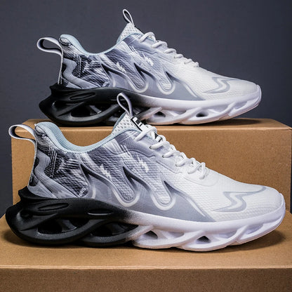 Men Running Shoes Breathable Mesh Sports Shoes Cushion Casual Sneakers Lightweight Comfortable Tennis Shoes﻿ Athletic Footwear