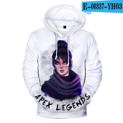 Personality 3D Printed Game Apex Legends Hoodies Sweatshirts Men Women High Quality Hoody Game Long Sleeve Plus Size Hoodies