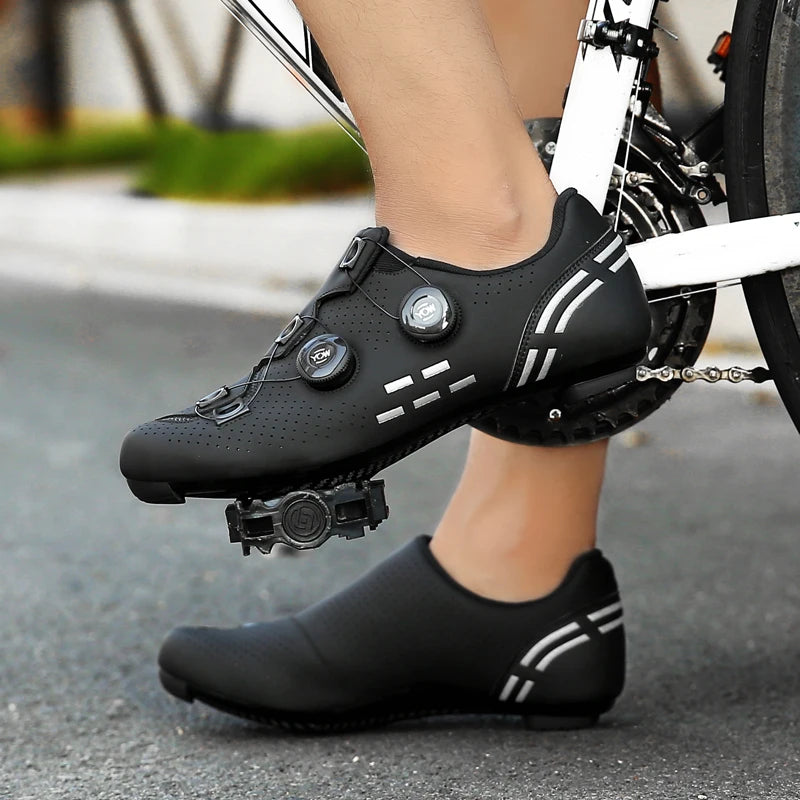 High-Quality Cycling Shoes Men's SPD Self-Locking Racing Bicycle Sports Shoes Women's MTB Mountain Non-Slip Cycling Shoes 36-47