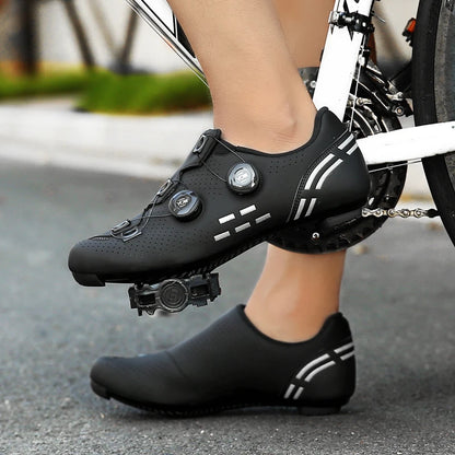 High-Quality Cycling Shoes Men's SPD Self-Locking Racing Bicycle Sports Shoes Women's MTB Mountain Non-Slip Cycling Shoes 36-47