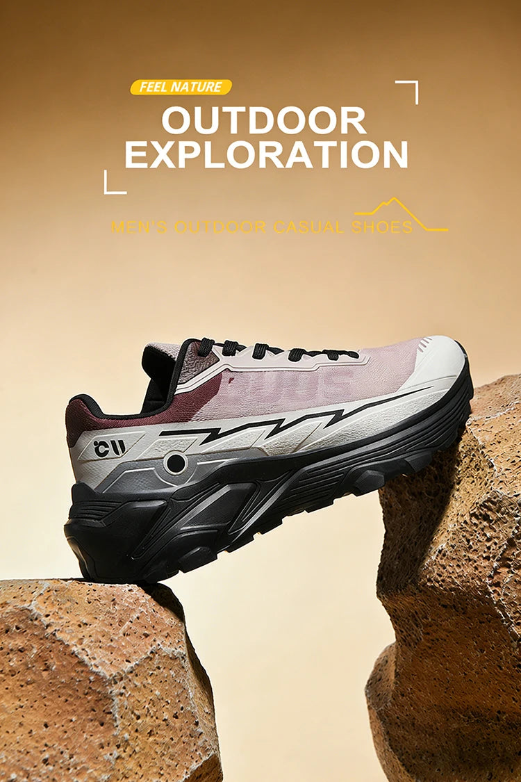 Men's Off-Road Running Shoes Spring and Summer Outdoor Power Grip Sports Shoes Breathable Trail Running Shoes for Women