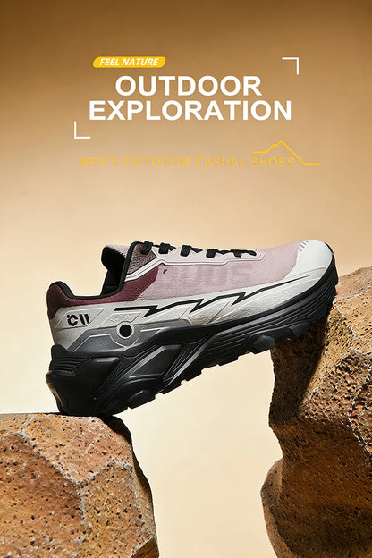 Men's Off-Road Running Shoes Spring and Summer Outdoor Power Grip Sports Shoes Breathable Trail Running Shoes for Women
