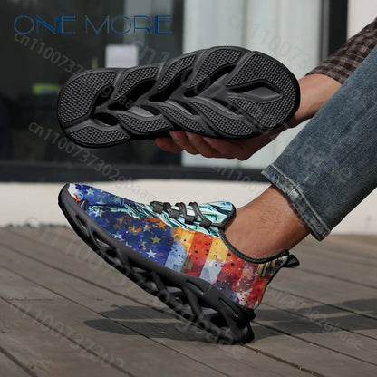 American 250 Independence Day Boys Girls Casual Shoes Personalized Exclusive American Flag Cool Kids Sport Shoes Design in Stock