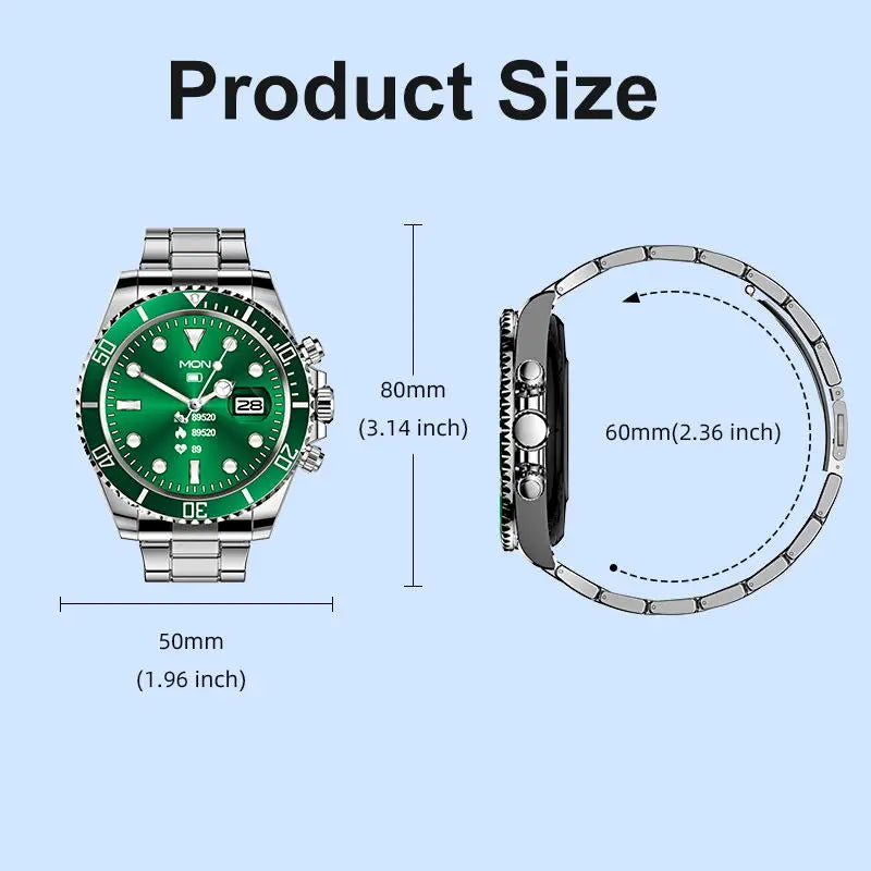 Aiweile AW12 New Style Luxury Smart Watch Dials Answer Call For Men Waterproof Sport Digital Business Watch For Gift