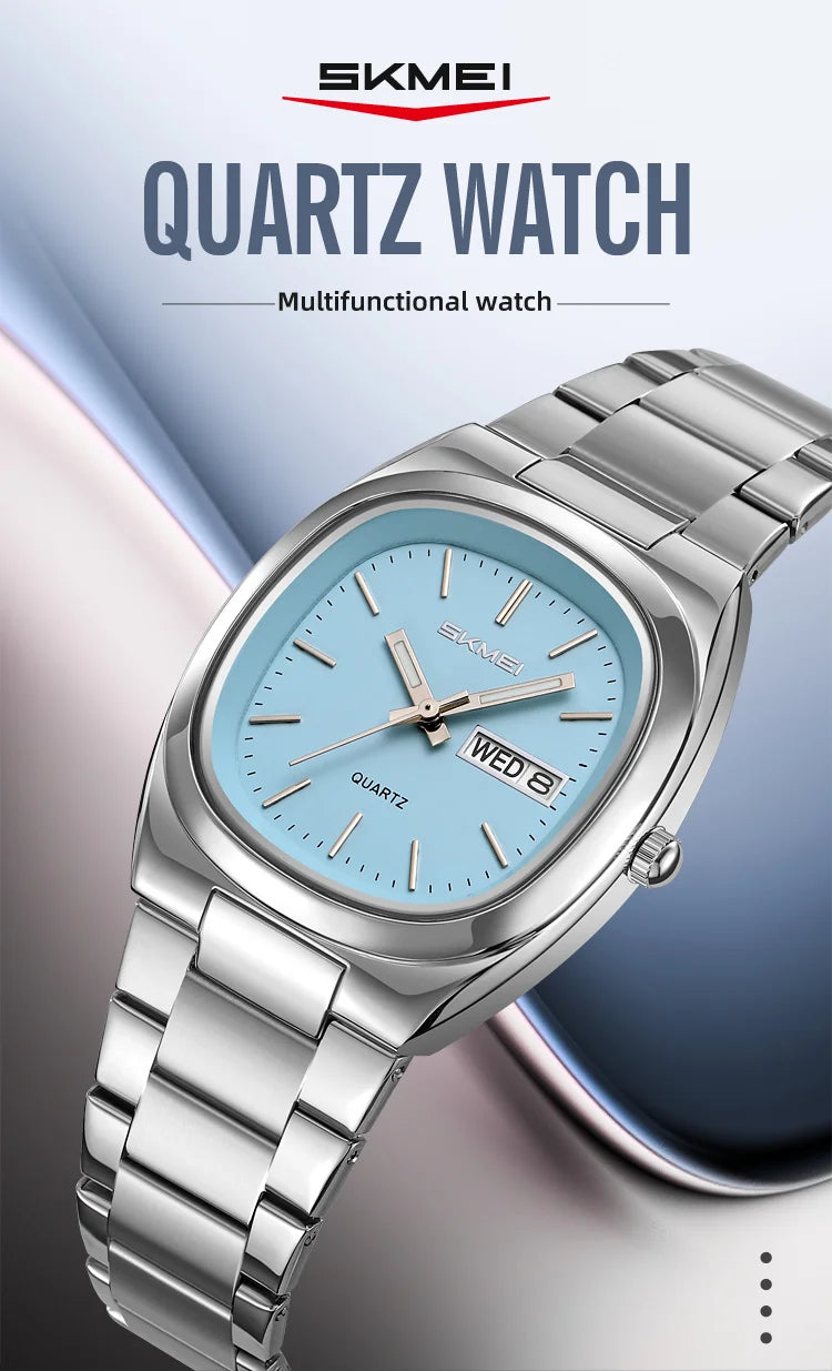 SKMEI 2420 Casual Female Wristwatch Dress For Women Ladies Business Steel Clock Fashion Quartz Date Time Women Luxury Watches