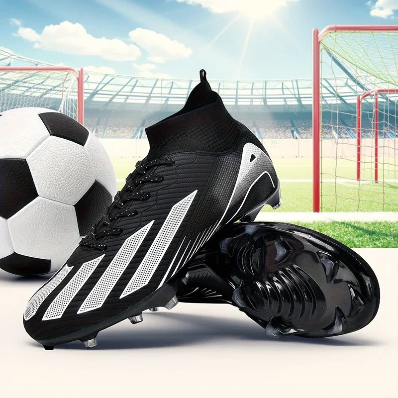 New Men Soccer Shoes Adult Non-Slip Football Boots Cleats Boys Ultralight Sport Sport Outdoor Comfortable Training Match Grass