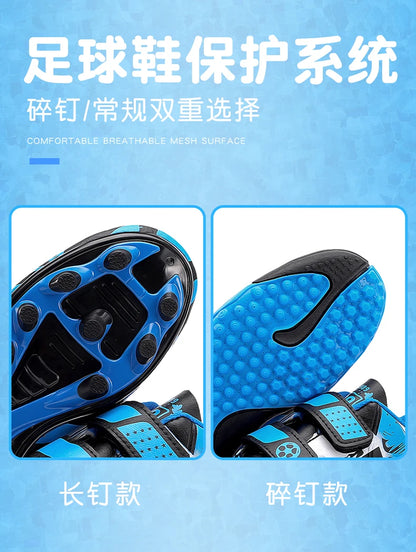 Soccer Cleats for Men Women Breathable Lightweight Anti Slip Firm Ground for Outdoor Football Training Match Sports