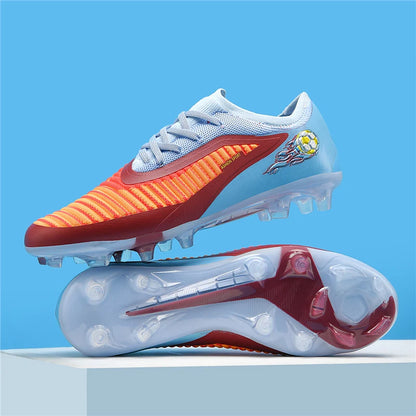 New Men Soccer Shoes Outdoor Sport Boys Football Boots Breathable Match Comfortable Long Spikes Training Cleats Adult Non Slip