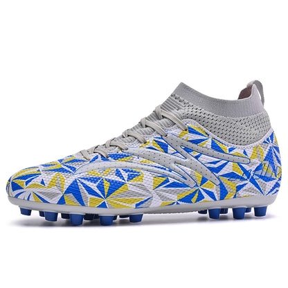 New Men Football Boots Breathable Sport Training Soccer Shoes Cleats Sport Outdoor TF Futsal Match Turf Grass Drop Shipping