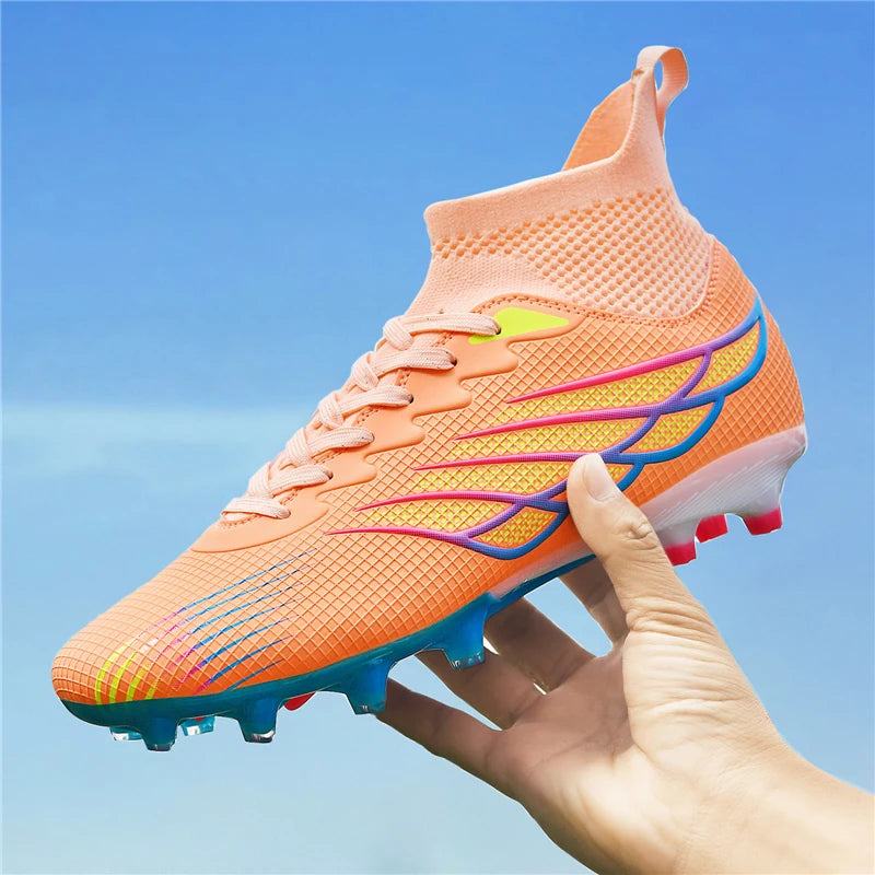 2026 Superfly FG Football Boots Outdoor Soccer Cleat Black Shoes Soft Sport Professional Shoes Breathable Comfortable Boots Plus