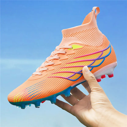 2026 Superfly FG Football Boots Outdoor Soccer Cleat Black Shoes Soft Sport Professional Shoes Breathable Comfortable Boots Plus