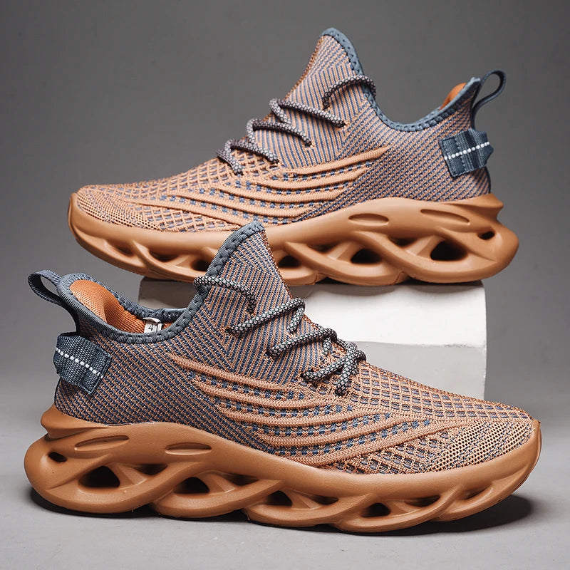 New Running Sneakers Newest Breathable Comfort For Women Low Top Large Size Men's Sports Increase Shoes Mesh Jogging Casual