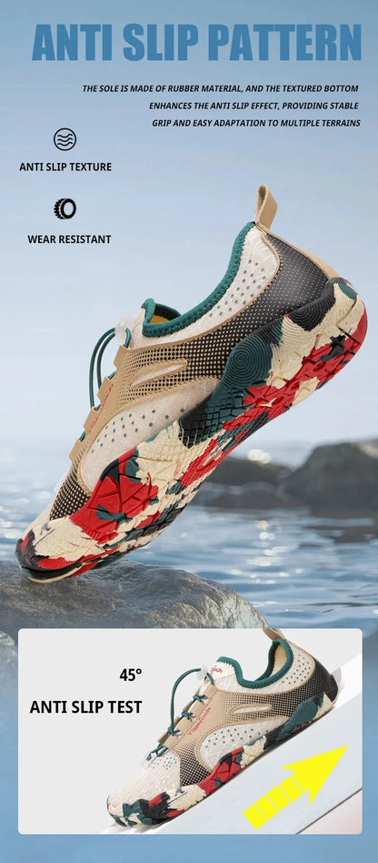 Aqua Shoes Water Shoes Upstream Wading Barefoot Beach Shoes Adults Gym Outdoor Training Footwear Unisex Quick-Drying Breathable