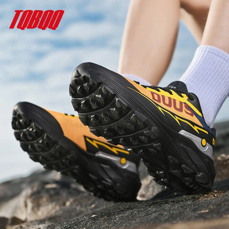 Men's Off-Road Running Shoes Spring and Summer Outdoor Power Grip Sports Shoes Breathable Trail Running Shoes for Women