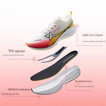 Pánské běžecké boty Xtep Five Speed 2.0 – pohodlné podzimní sportovní boty na jogging s tlumením, tenisky 876319110001