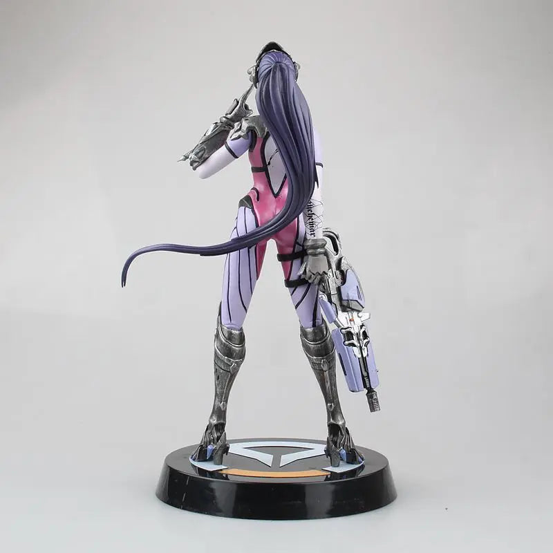 Estátua de Jogo Overwatch De Pioneer Black Lily Hand Blizzard, Modelo de Exposição com Acessórios Ajustável e Articulável