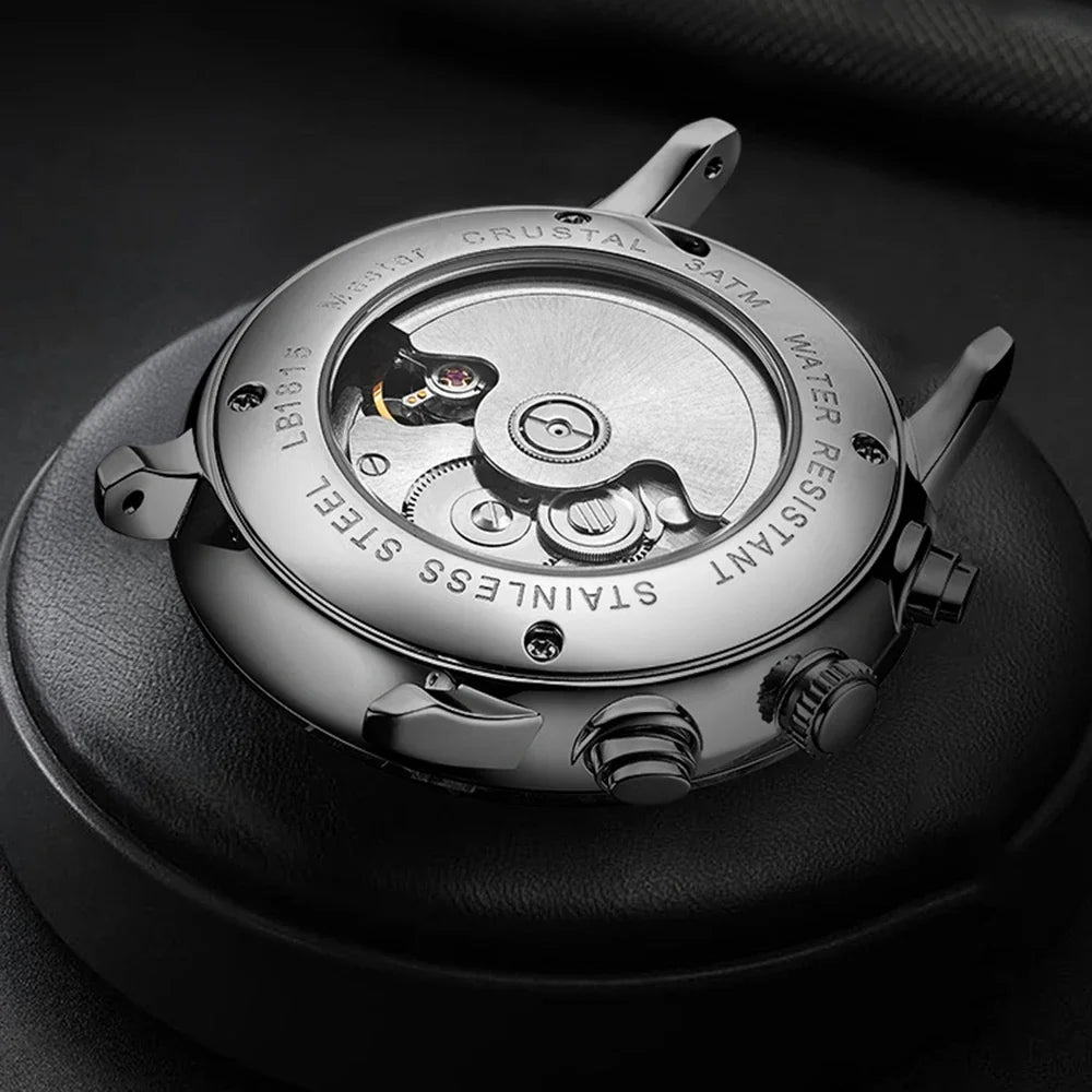 Relógio de Luxo para Homem, Automático Mecânico, de Corda Automática, Business, em Aço Inoxidável, Luminoso, Relojes Para Hombre 2020