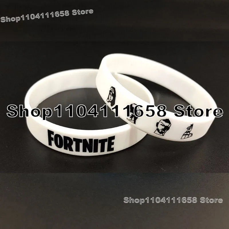 Luminous Silicone Bracelet Fortnited Theme Party Decoration Birthday Bracelet Rubber Trend Toys for AdultsTeen Birthday Toy Gift