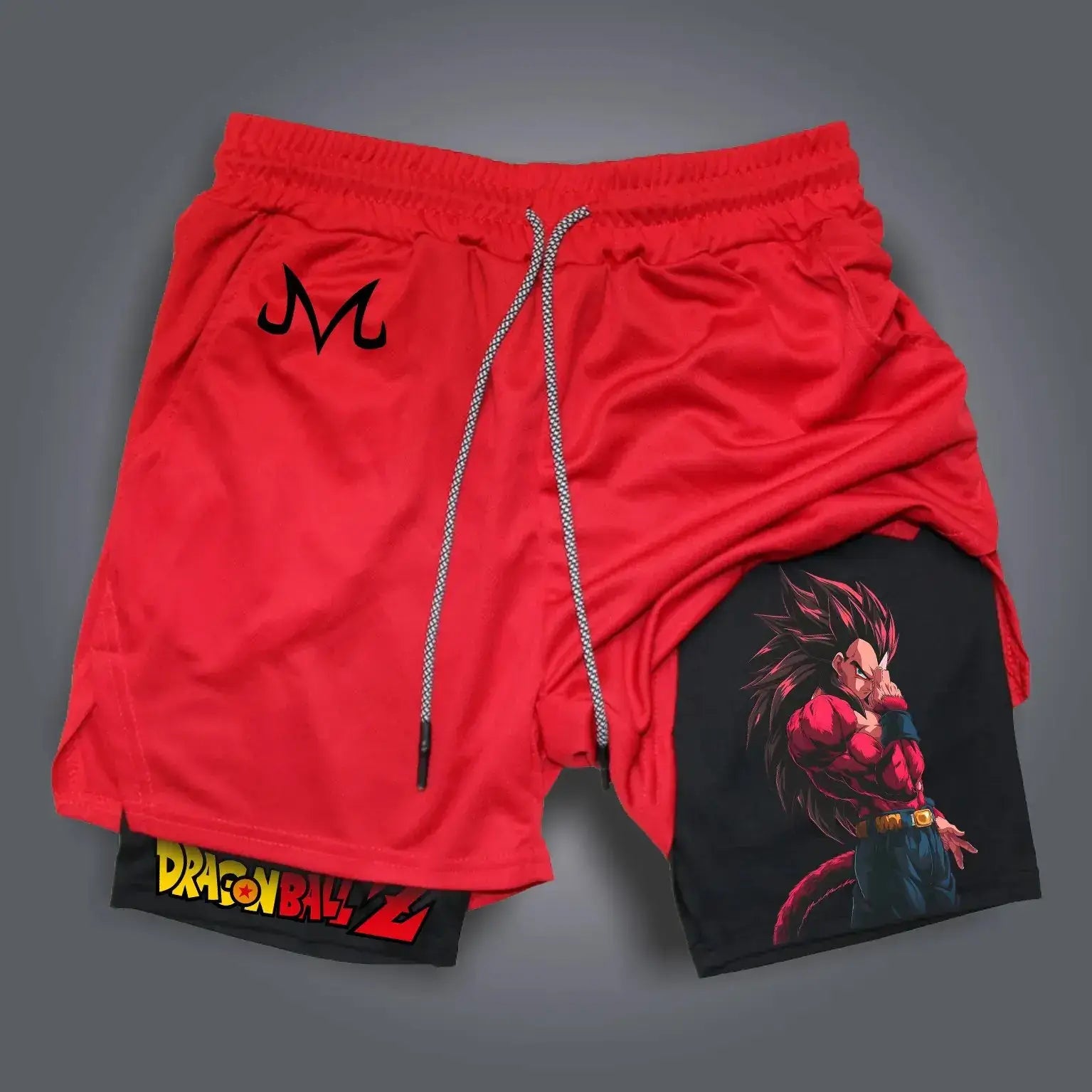 Dragon Ball Super Licensed Shorts 2025 - Japanese Anime Breathable Quick-Dry Beach Pants, Retro Y2K Hip Hop Style. Produit gaming premium Fraquane, équipements gamer.