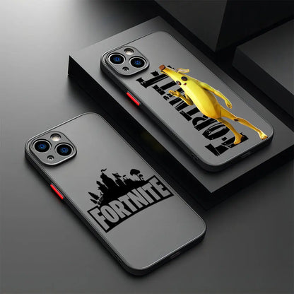 Capa para Telemóvel Hot Game F-Fortnites para Xiaomi Redmi Note 14 13 12 12S 11 11S 10 10S 9T 9S 8 7 Pro Plus 4G 5G, Tampa Traseira Transparente Mate