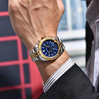 PAGANI DESIGN 2025 New VD53 luxury men quartz watch 40MM stainless steel sapphire waterproof 50m luminous C3 relojes para hombre