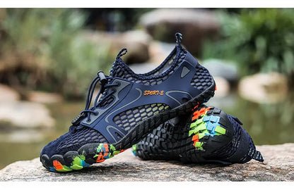 Męskie buty do brodzenia, buty plażowe typu „barefoot”, antypoślizgowe i odporne na zużycie, buty do pływania pod prąd, damskie buty do sportów wodnych na świeżym powietrzu